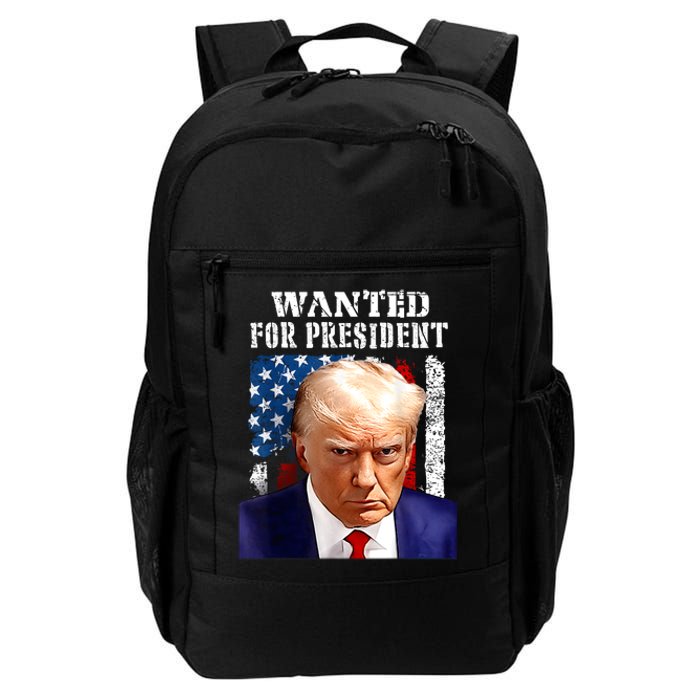 Donald Trump Mug Shot Wanted For U.S. President 2024 Daily Commute Backpack