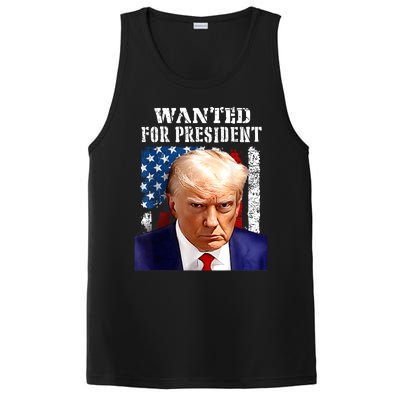 Donald Trump Mug Shot Wanted For U.S. President 2024 PosiCharge Competitor Tank