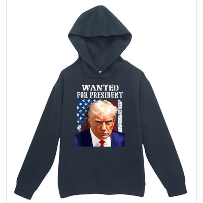 Donald Trump Mug Shot Wanted For U.S. President 2024 Urban Pullover Hoodie