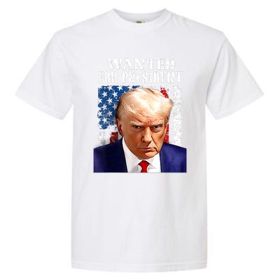 Donald Trump Mug Shot Wanted For U.S. President 2024 Garment-Dyed Heavyweight T-Shirt