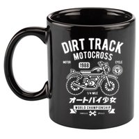 Dirt Track Motocross Classic 11oz C Handle Ceramic Mug
