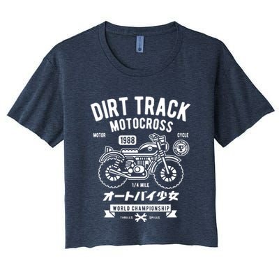 Dirt Track Motocross Classic Crop Top