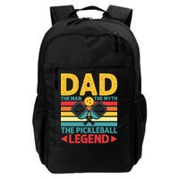 Dad The Man The Myth The Pickleball Legend Backpack