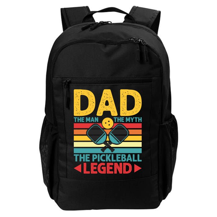 Dad The Man The Myth The Pickleball Legend Backpack