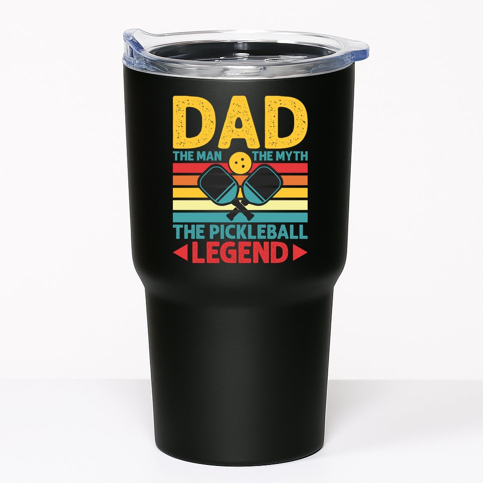 Dad The Man The Myth The Pickleball Legend Tumbler