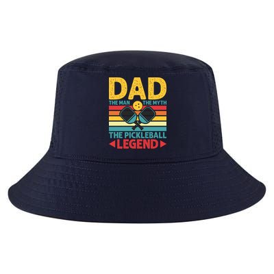 Dad The Man The Myth The Pickleball Legend Cool Comfort Performance Bucket Hat