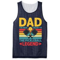 Dad The Man The Myth The Pickleball Legend Mesh Reversible Basketball Jersey Tank