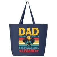Dad The Man The Myth The Pickleball Legend 25L Jumbo Tote