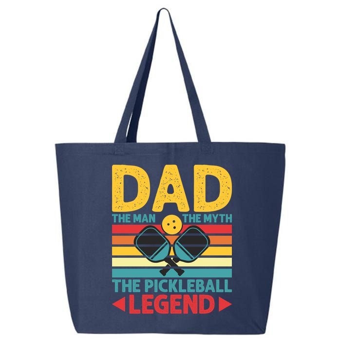 Dad The Man The Myth The Pickleball Legend 25L Jumbo Tote