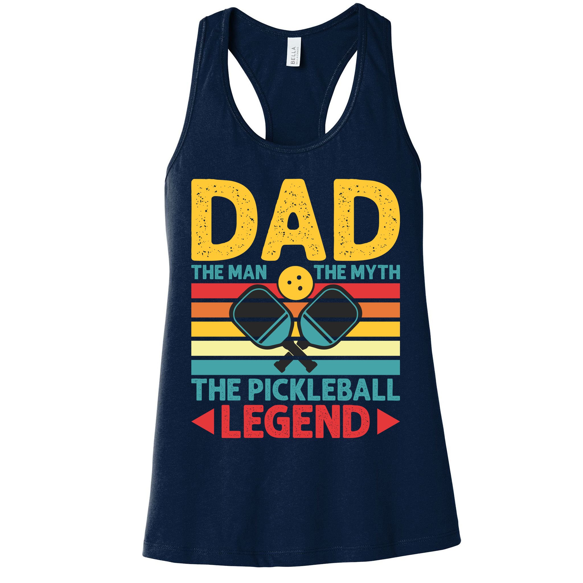 Dad The Man The Myth The Pickleball Legend Womens Tank Top
