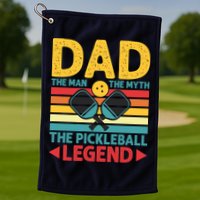 Dad The Man The Myth The Pickleball Legend Golf Towel