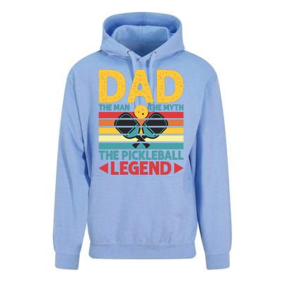 Dad The Man The Myth The Pickleball Legend Unisex Surf Hoodie