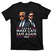 Donald Trump Make Cats Safe Again 2024 Debate Funny T-Shirt