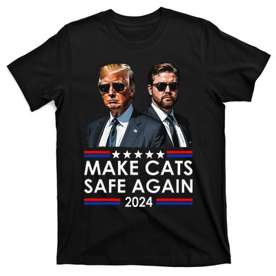 Donald Trump Make Cats Safe Again 2024 Debate Funny T-Shirt