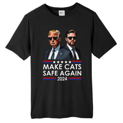 Donald Trump Make Cats Safe Again 2024 Debate Funny Tall Fusion ChromaSoft Performance T-Shirt