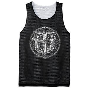 Devotion To Most Precious Blood Of Jesus Christ Catholic Mesh Reversible Basketball Jersey Tank