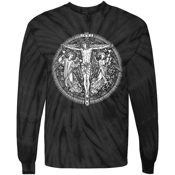 Devotion To Most Precious Blood Of Jesus Christ Catholic Tie-Dye Long Sleeve Shirt