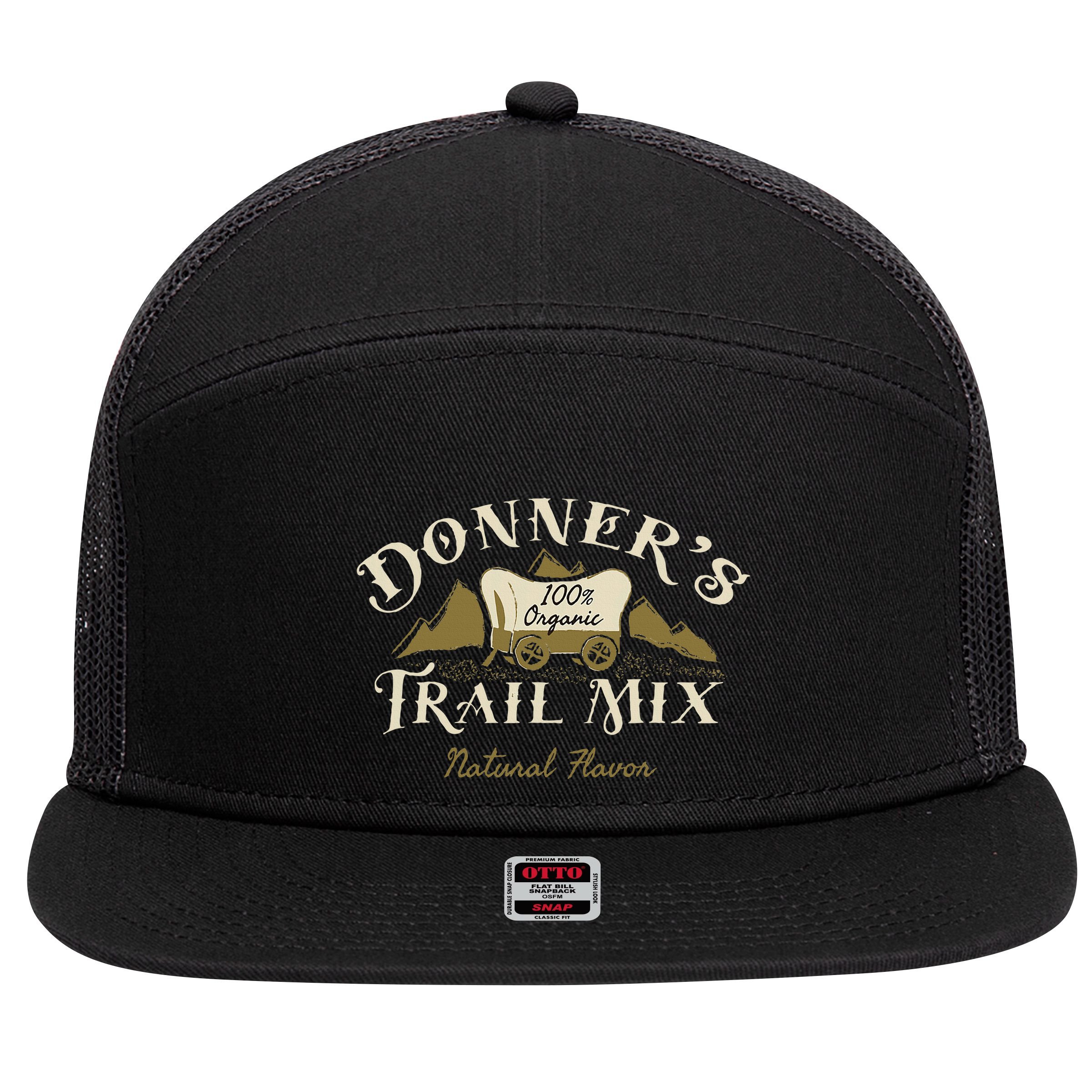 DonnerS Trail Mix 7 Panel Mesh Trucker Snapback Hat