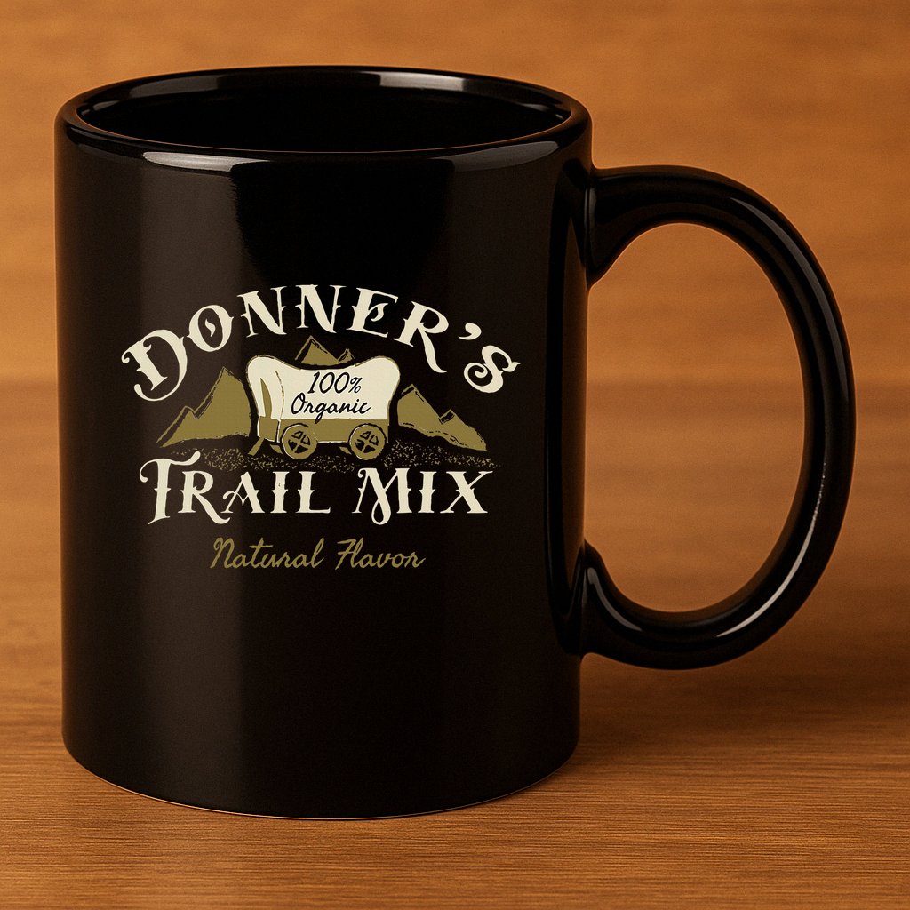DonnerS Trail Mix 11oz C Handle Ceramic Mug