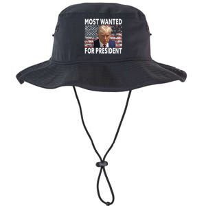 Donald Trump Most Wanted For President 2024 Pro Mugshot Legacy Cool Fit Booney Bucket Hat