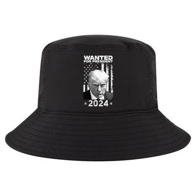 Donald Trump Mug Shot Wanted For U.S. President 2024 Cool Comfort Performance Bucket Hat