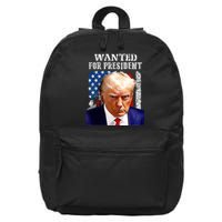 Donald Trump Mug Shot Wanted For U.S. President 2024 (1) 16 in Basic Backpack