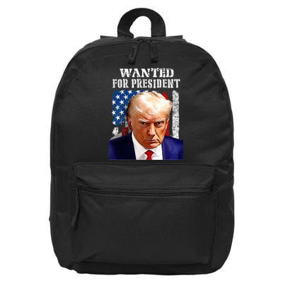 Donald Trump Mug Shot Wanted For U.S. President 2024 (1) 16 in Basic Backpack