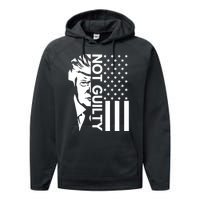 Donald Trump Mugshot 2024 Not Guilty Supporter Usa Flag Performance Fleece Hoodie