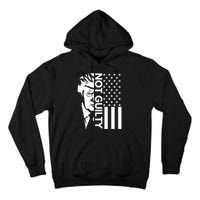 Donald Trump Mugshot 2024 Not Guilty Supporter Usa Flag Tall Hoodie