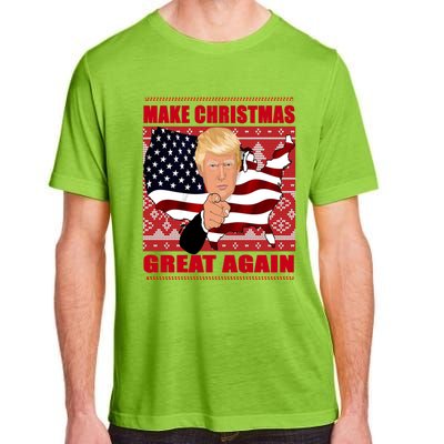 Donald Trump Make Christmas Great Again Cute Gift Adult ChromaSoft Performance T-Shirt