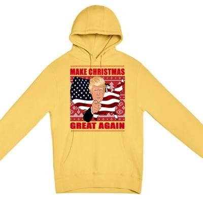 Donald Trump Make Christmas Great Again Cute Gift Premium Pullover Hoodie