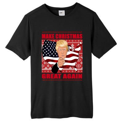 Donald Trump Make Christmas Great Again Cute Gift Tall Fusion ChromaSoft Performance T-Shirt