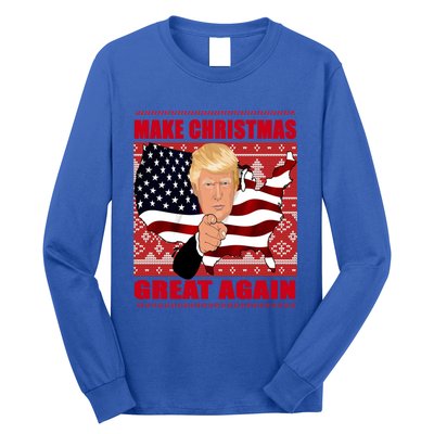 Donald Trump Make Christmas Great Again Cute Gift Long Sleeve Shirt