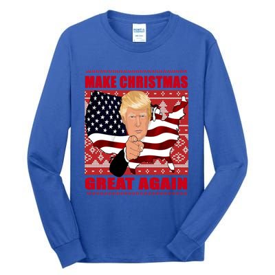 Donald Trump Make Christmas Great Again Cute Gift Tall Long Sleeve T-Shirt