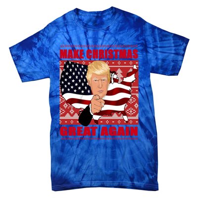 Donald Trump Make Christmas Great Again Cute Gift Tie-Dye T-Shirt