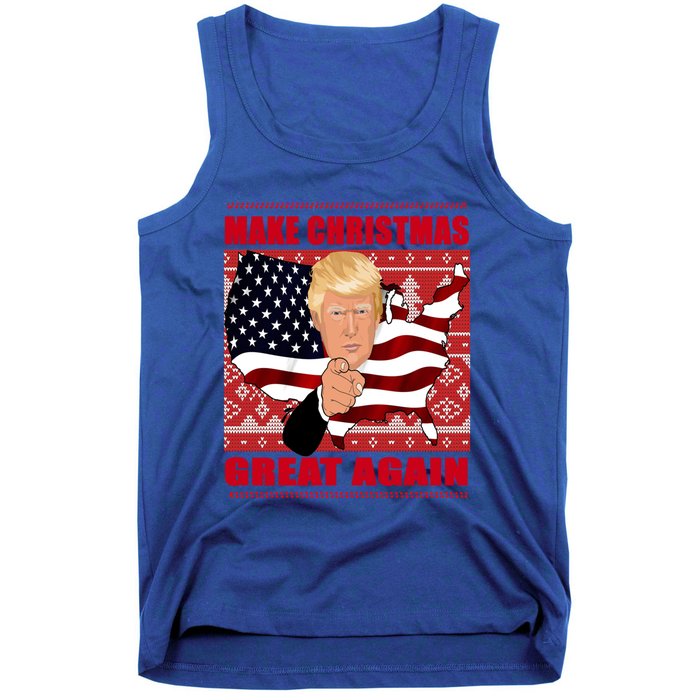 Donald Trump Make Christmas Great Again Cute Gift Tank Top