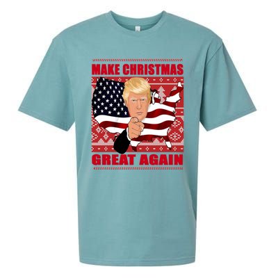 Donald Trump Make Christmas Great Again Cute Gift Sueded Cloud Jersey T-Shirt