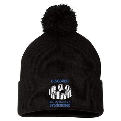 Discover The Mysteries Of Stonehenge Pom Pom 12in Knit Beanie