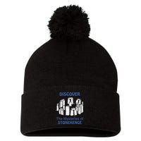 Discover The Mysteries Of Stonehenge Pom Pom 12in Knit Beanie