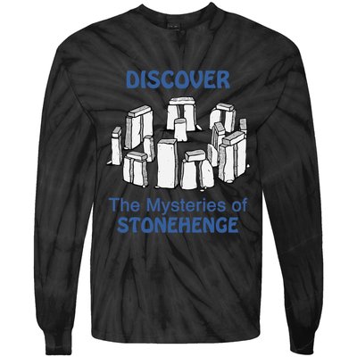 Discover The Mysteries Of Stonehenge Tie-Dye Long Sleeve Shirt