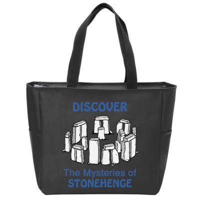 Discover The Mysteries Of Stonehenge Zip Tote Bag