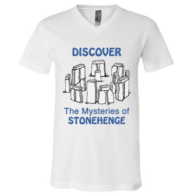 Discover The Mysteries Of Stonehenge V-Neck T-Shirt