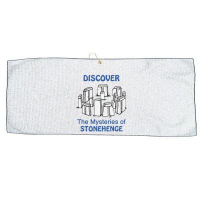 Discover The Mysteries Of Stonehenge Large Microfiber Waffle Golf Towel