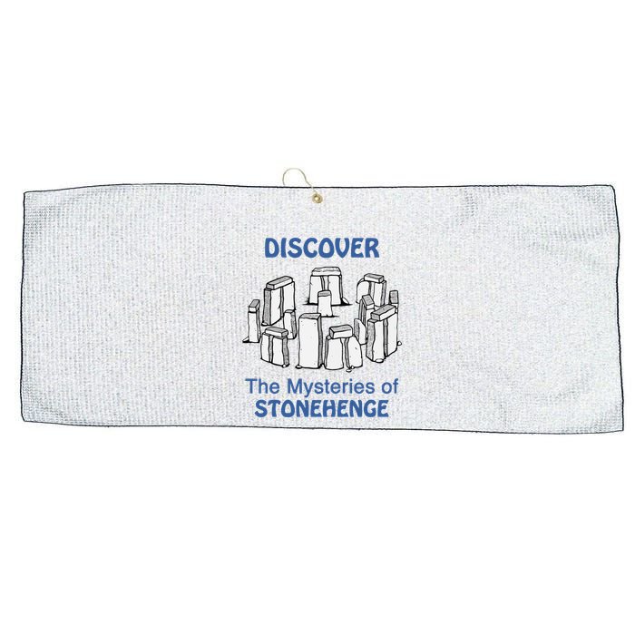 Discover The Mysteries Of Stonehenge Large Microfiber Waffle Golf Towel