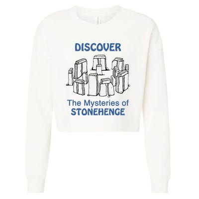 Discover The Mysteries Of Stonehenge Cropped Pullover Crew
