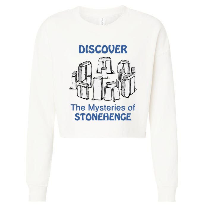 Discover The Mysteries Of Stonehenge Cropped Pullover Crew