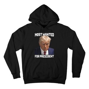 Donald Trump Most Wanted For President 2024 For America Hoodie