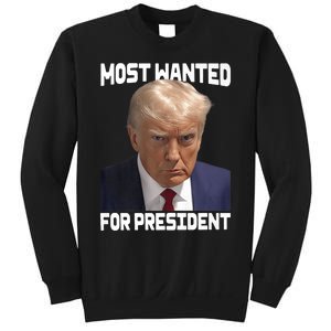 Donald Trump Most Wanted For President 2024 For America Sweatshirt