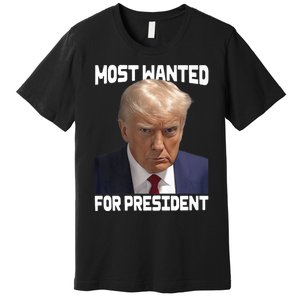 Donald Trump Most Wanted For President 2024 For America Premium T-Shirt