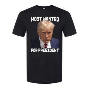 Donald Trump Most Wanted For President 2024 For America Softstyle CVC T-Shirt